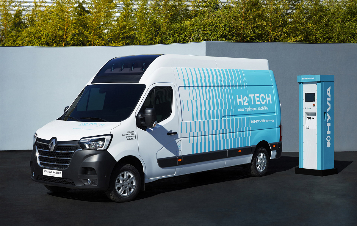 Renault представил прототип фургона Master Van H2-TECH на водородном топливе