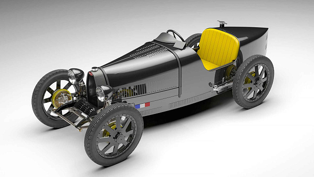 Компания Bugatti представила детскую двухместную автомашину Baby II Carbon Edition