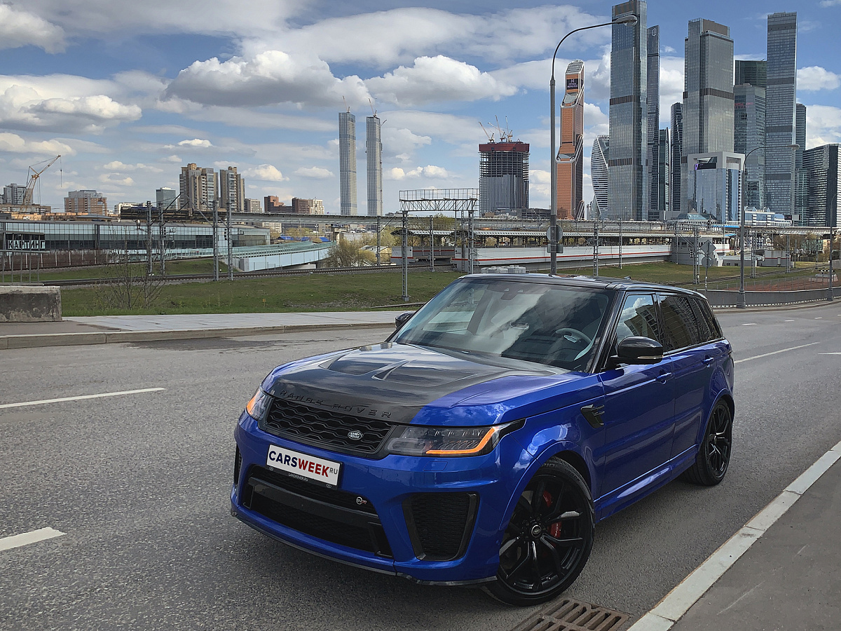Концентрат: тест Range Rover Sport SVR читать, обзор, тест, комплектации, характеристики авто, фото, цены в России на сайте Carsweek