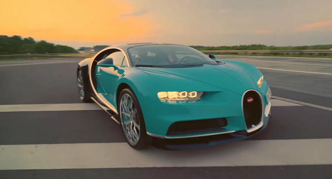 В Германии владелец Bugatti Chiron разогнал свой суперкар до 400 км/ч по автобану