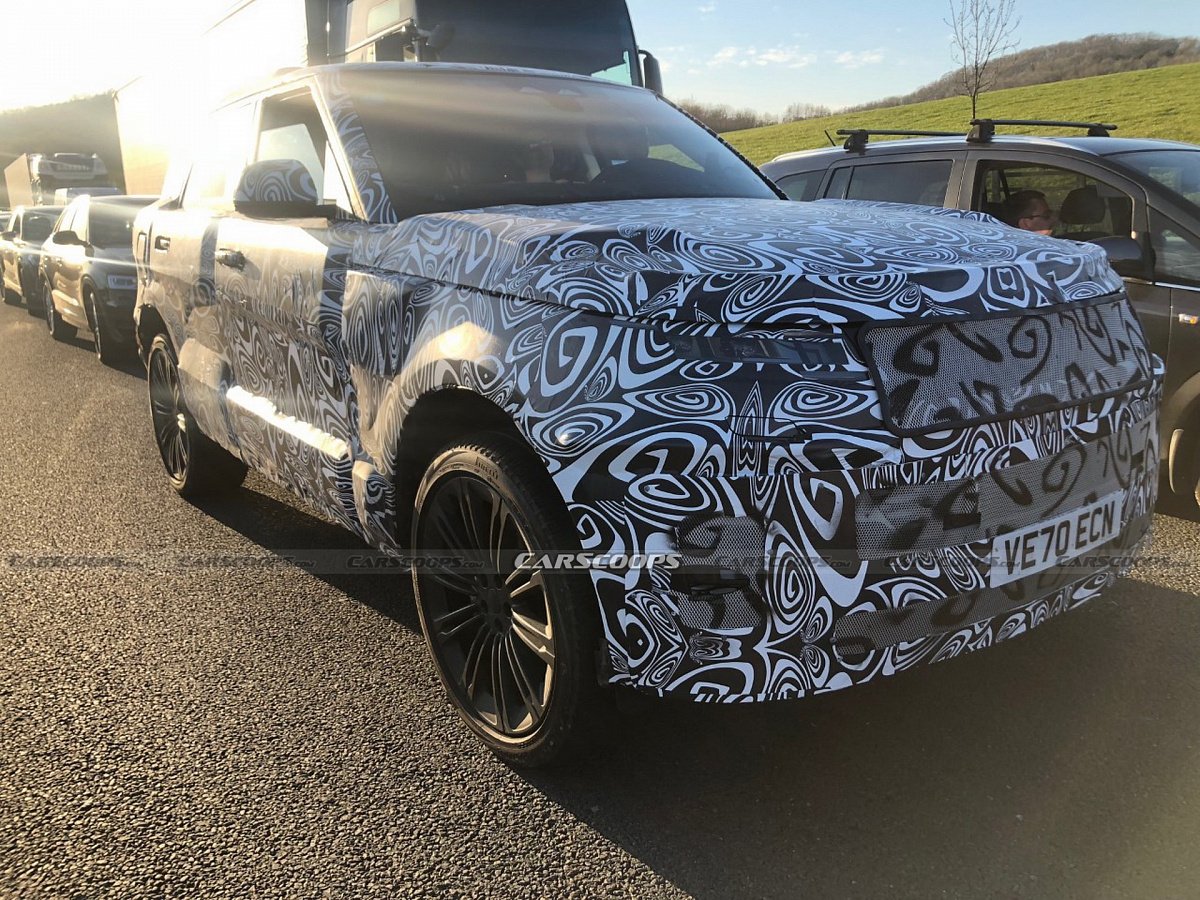 Внедорожник Range Rover Sport 2022 года вышел на тесты