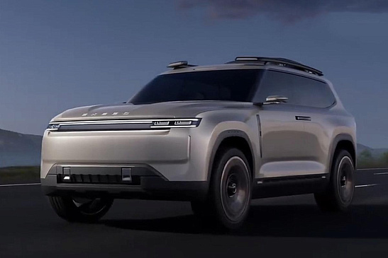 Chery показала в Шанхае новый Exeed Dimensity с дроном на крыше