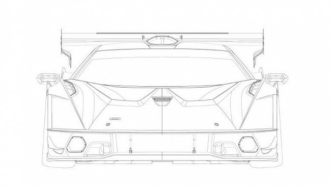 Рассекречен патент на суперкар Lamborghini SCV12 