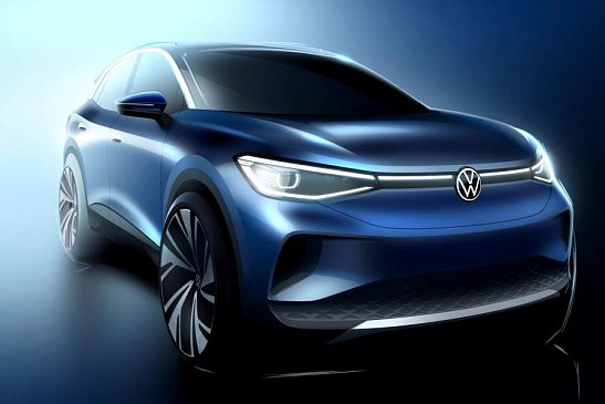 Volkswagen рассекретил дизайн электрического кросса ID.4