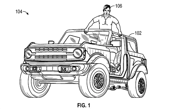 Компания Ford представила новый патент для внедорожника Bronco 