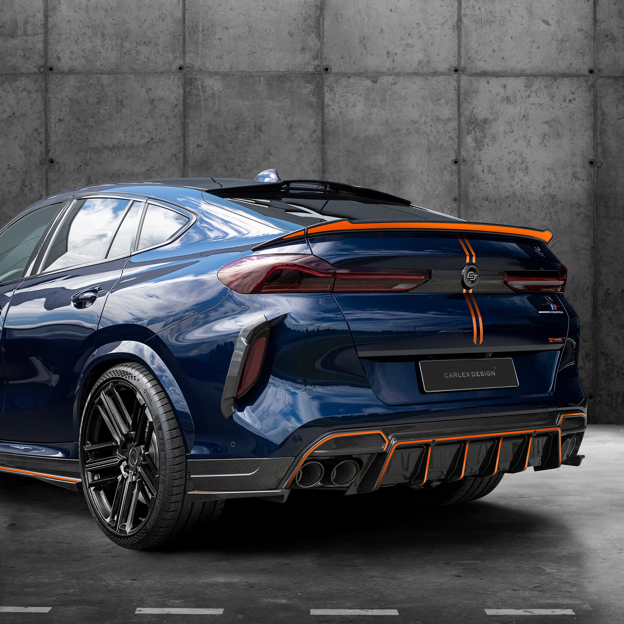 BMW X6 M получил тюнинг в стиле Lamborghini от Carlex Design