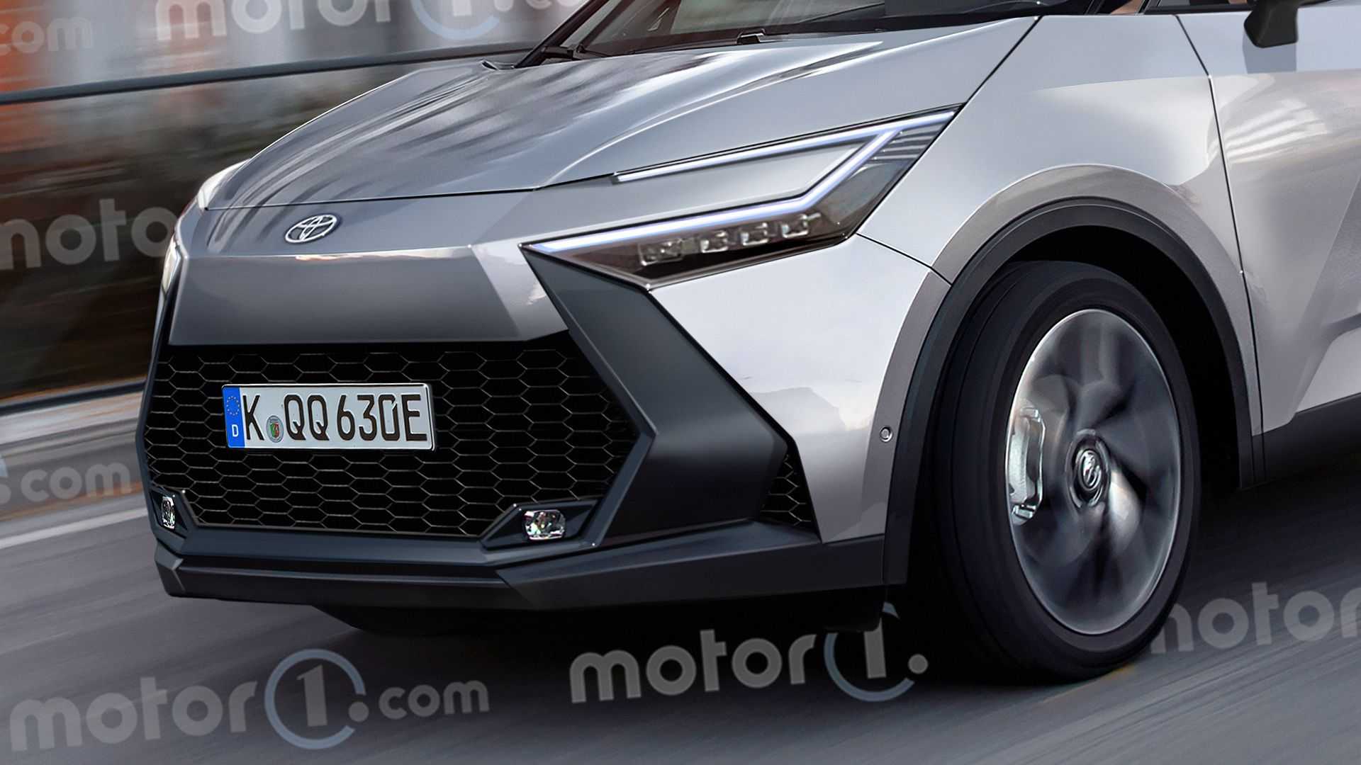 Представлен первый рендер кроссовера TOYOTA C-HR 2-го поколения