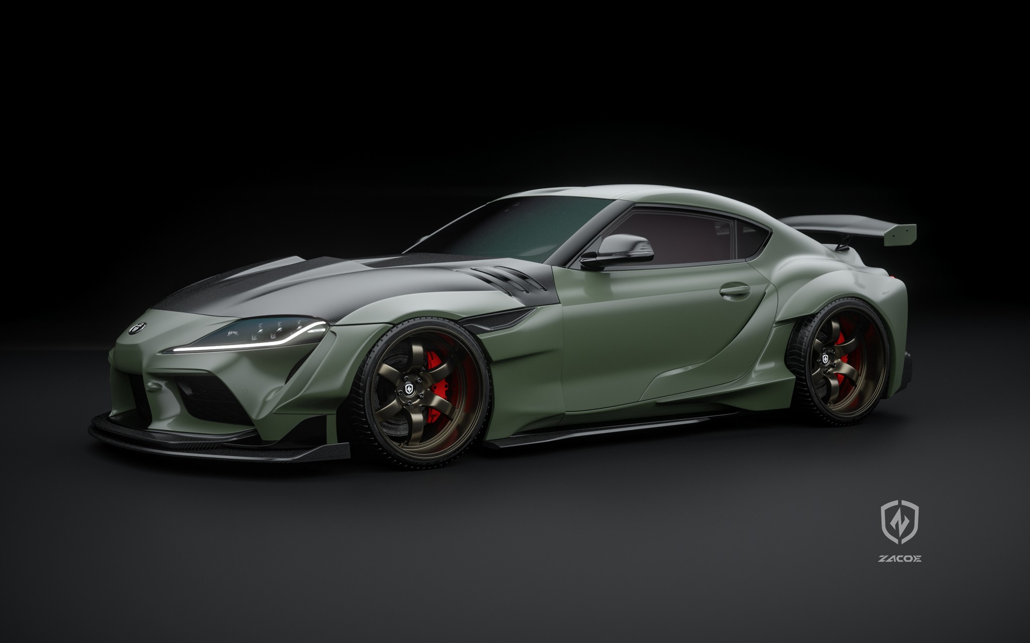 Toyota GR Supra получила агрессивный обвес от ателье Zacoe