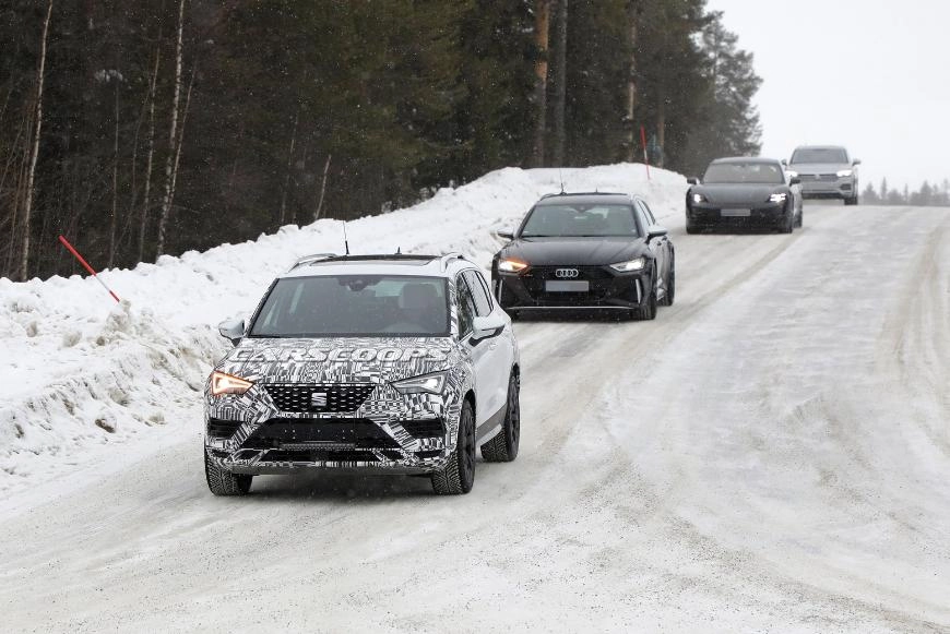 Журналисты запечатлели обновленный кроссовер SEAT Ateca Журналисты запечатлели обновленный кроссовер SEAT Ateca