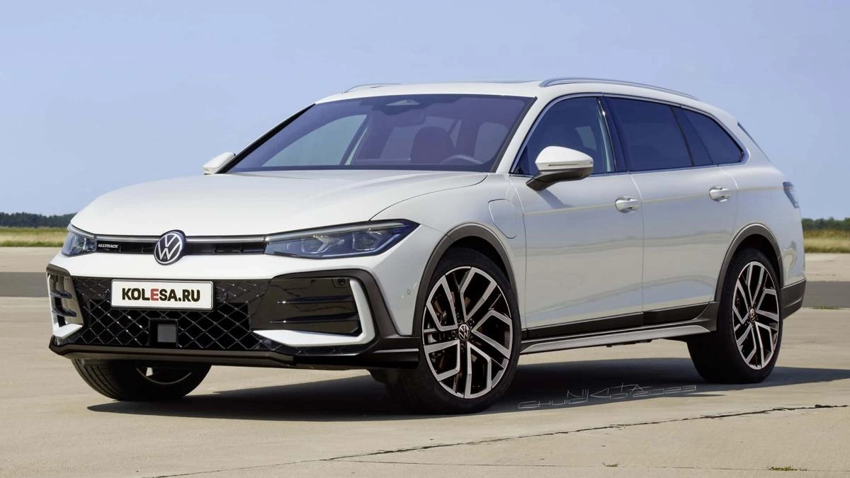 Опубликован рендер на внедорожную версию универсала Volkswagen Passat 2024 года Опубликован рендер на внедорожную версию универсала Volkswagen Passat 2024 года