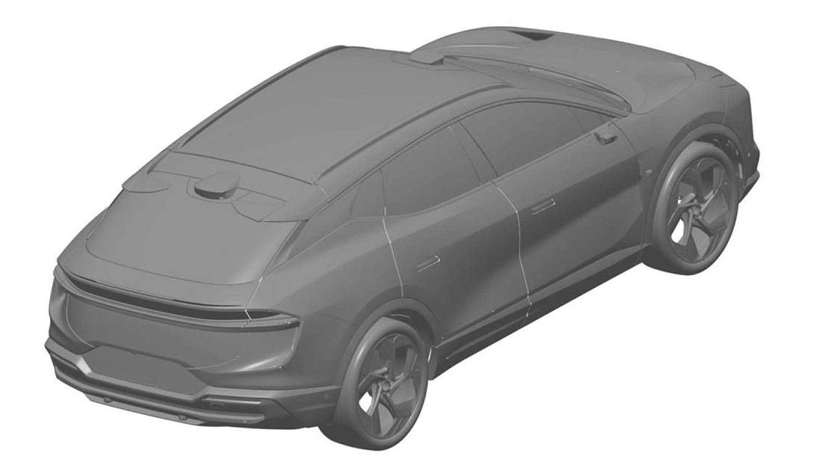 Экстерьер электрического внедорожника Lotus 2023 раскрыли на патентных эскизах до дебюта 