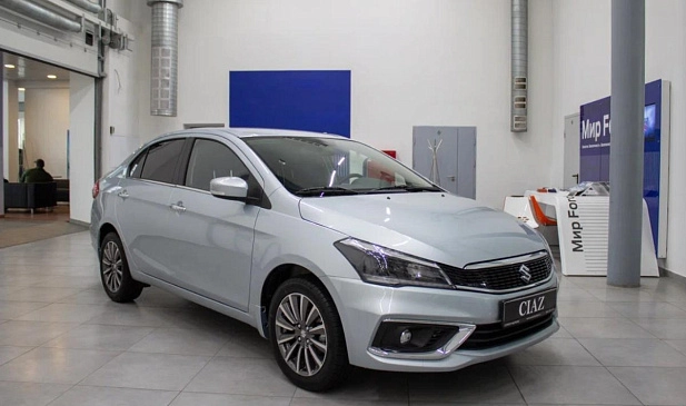 Suzuki Ciaz стал самым недорогим японским автомобилем в России в апреле 2024 года