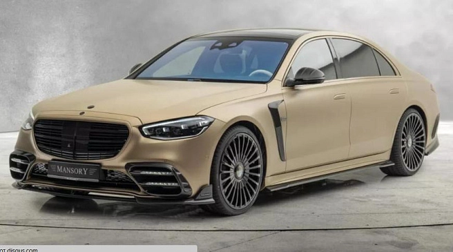 Тюнинг-ателье Mansory представило «золотой» Mercedes-Benz S580