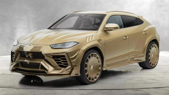 Тюнинг-ателье Mansory выпустило «золотой» Lamborghini Urus с 900 л.с.