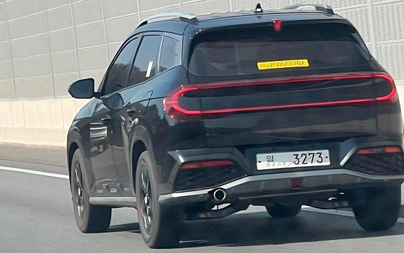 В Южной Корее сфотографировали прототип нового кроссовера Hyundai Mufasa