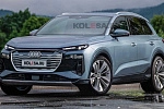 На фотоизображениях полностью раскрыт новый электромобиль Audi Q6 e-tron