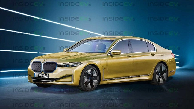 В Сети появился рендер на электрический седан BMW i7