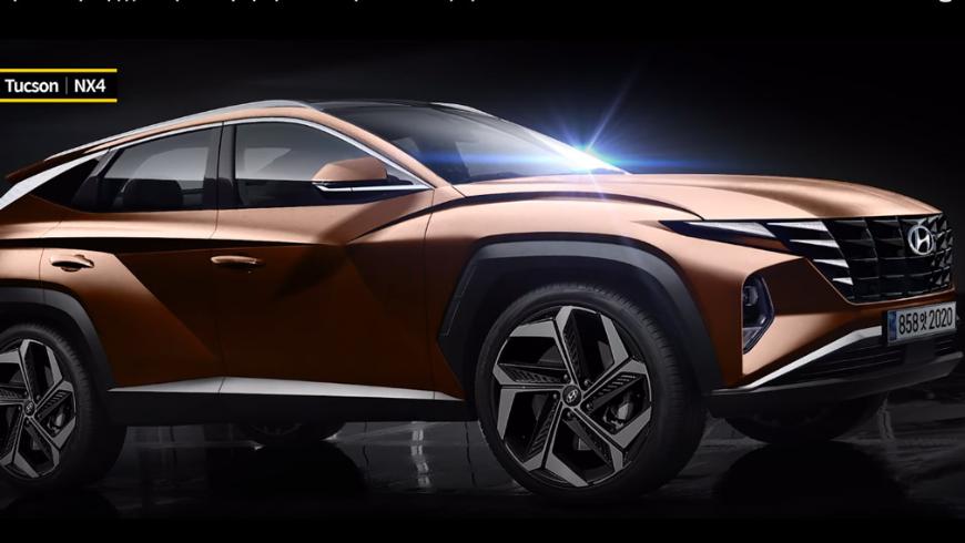 Появились свежие рендеры нового поколения Hyundai Tucson