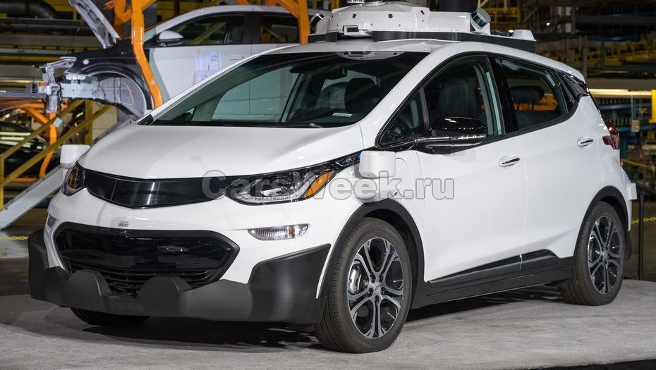 Chevy запустит на тестирование еще 130 Chevrolet Bolt с системой автопилота