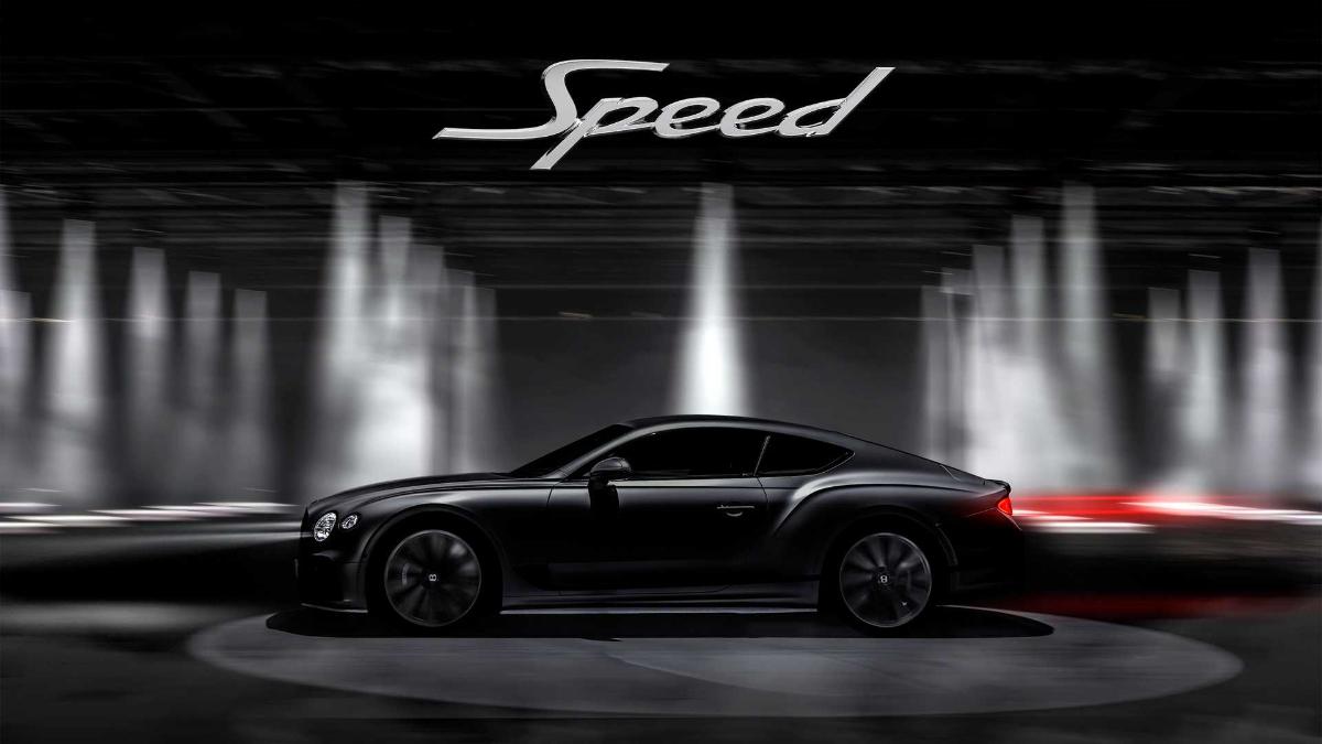 Bentley показал мощный Continental GT Speed ​​на тизере 