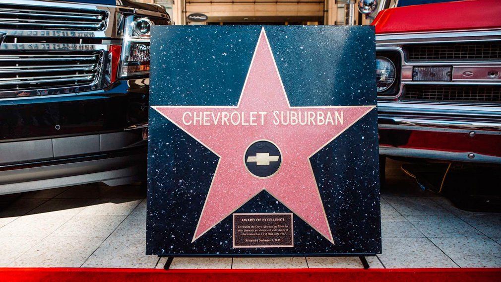 Chevrolet Suburban стала первой машиной, получившей звезду на Голливудской аллее славы