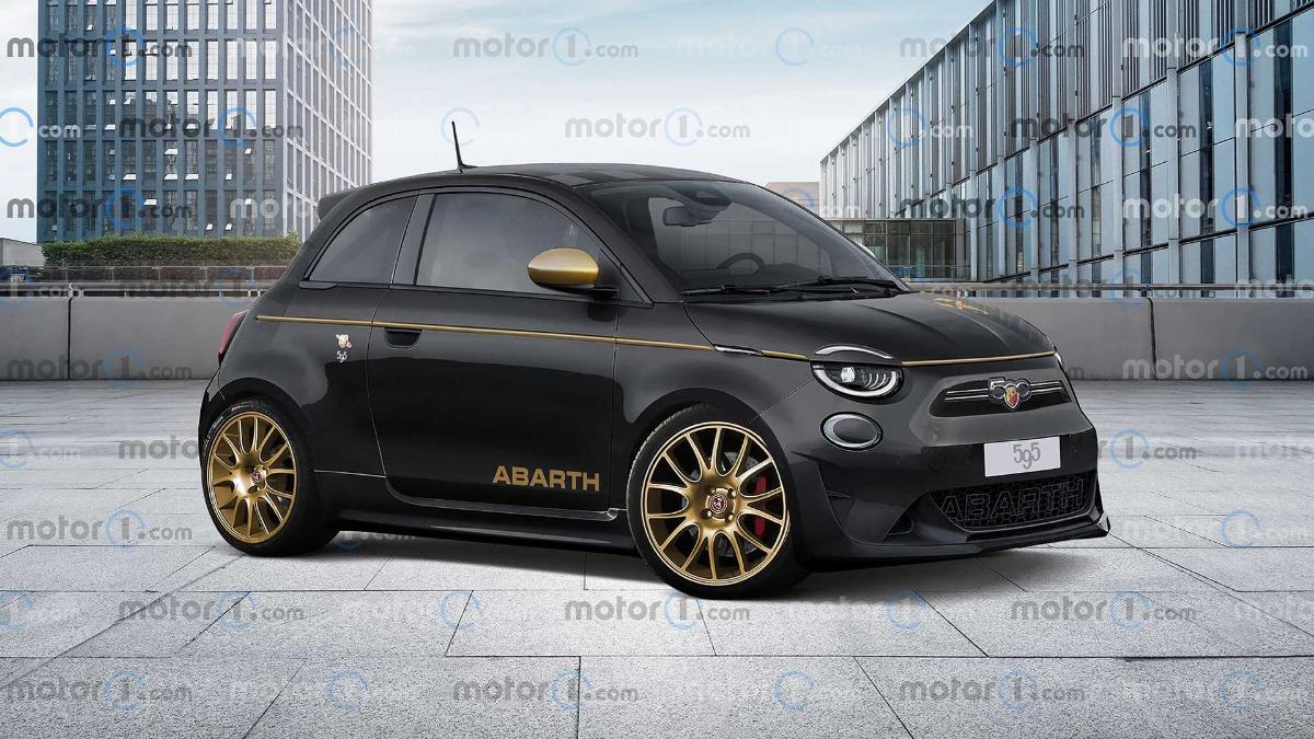 Будущий хот-хэтч Abarth 500 Electric показали на эксклюзивных рендерах