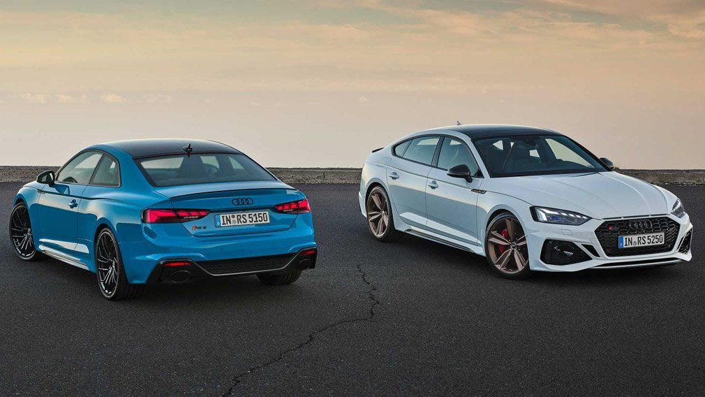 Продемонстрировали обновленные Audi RS5 Coupe и RS5 Sportback