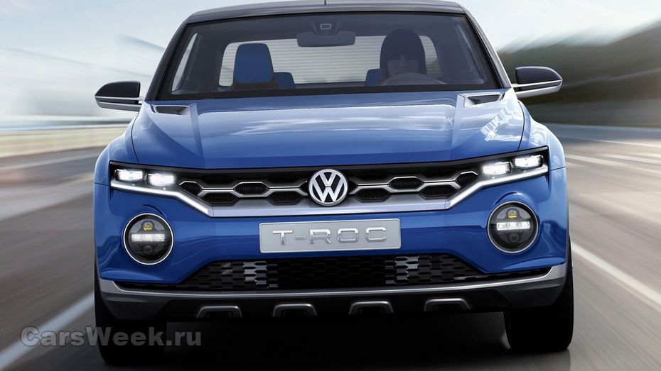 Volkswagen T-Roc может стать первым автомобилем марки с экологичной гибридной системой