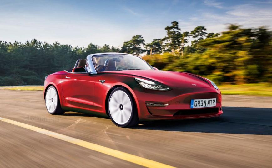 Этот Tesla Model 3 станет конкурентом Mazda MX-5 Miata