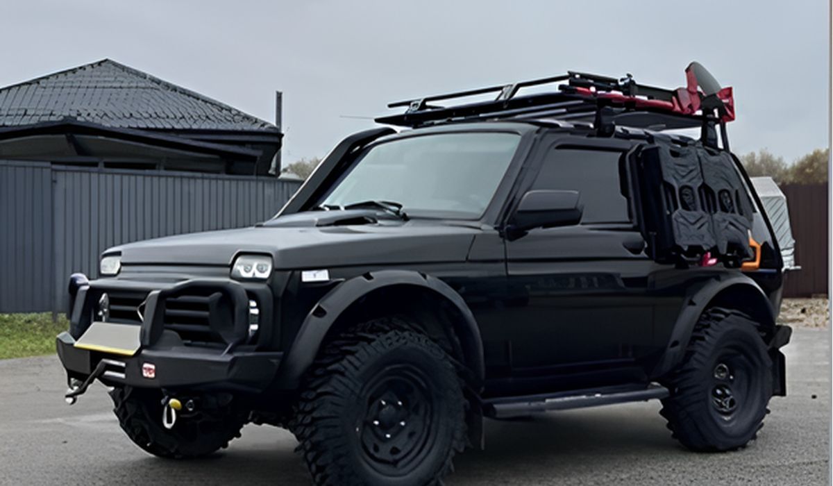 Внедорожник Lada Niva с поднятым клиренсом на 5 см – настоящий монстр бездорожья