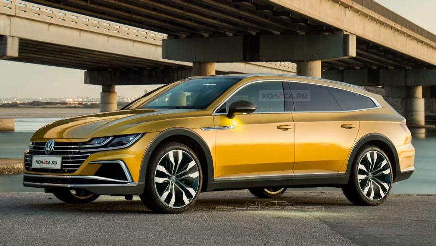 Новые изображения Volkswagen Arteon показали в Сети