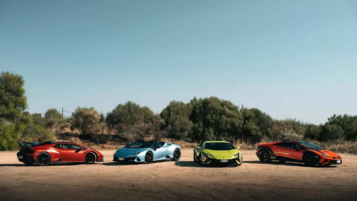 Компания Lamborghini устроила прощальный тур для суперкара Lamborghini  Huracan