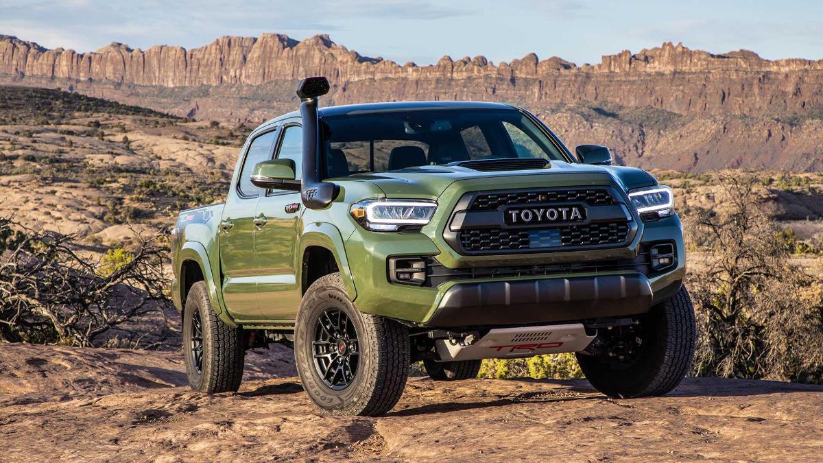 Toyota опубликовала тизер на грузовик Tacoma 2022 модельного года