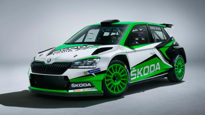 Обновленная Skoda Fabia R5 готовится к гоночному дебюту 