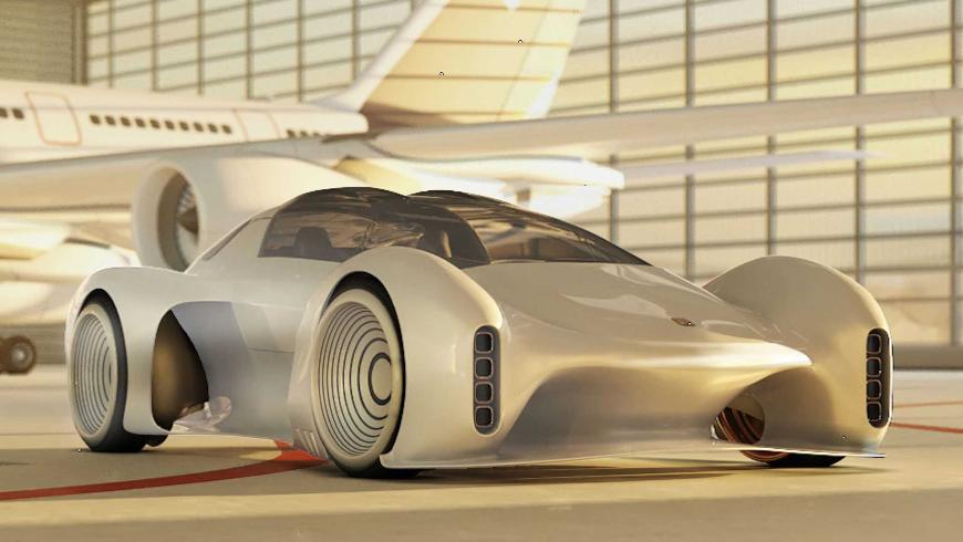 Представлен футуристичный концепт суперкара Porsche Project 411 