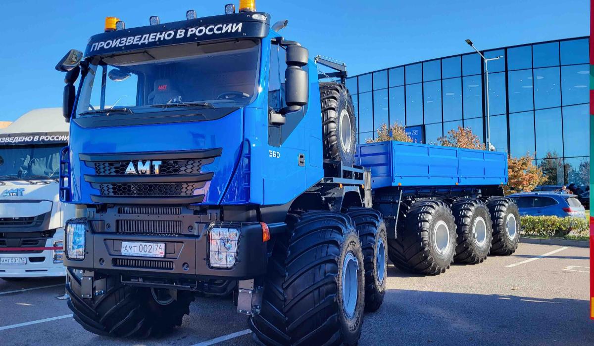 Сочлененный вездеход АМТ 10х10: для самых сложных задач в экстремальных условиях 