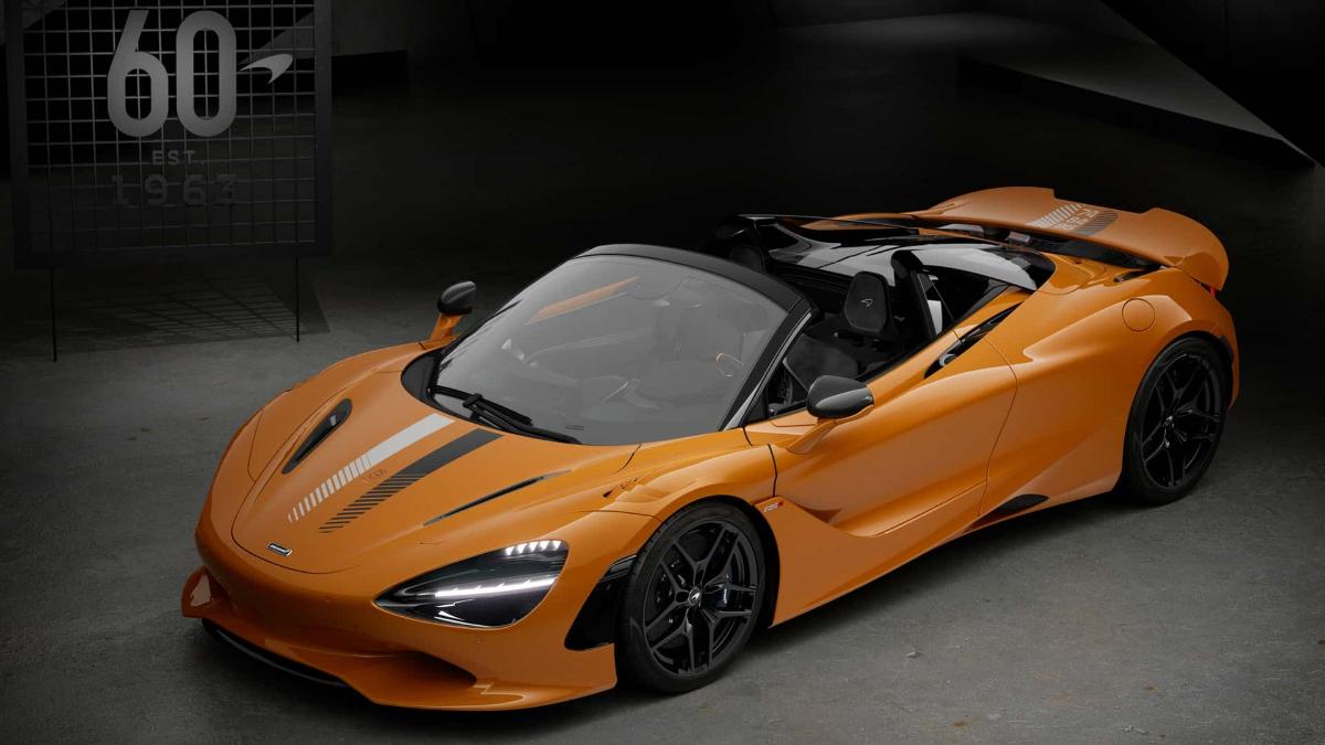 McLaren предлагает специальные полосы и логотипы к своему 60-летию