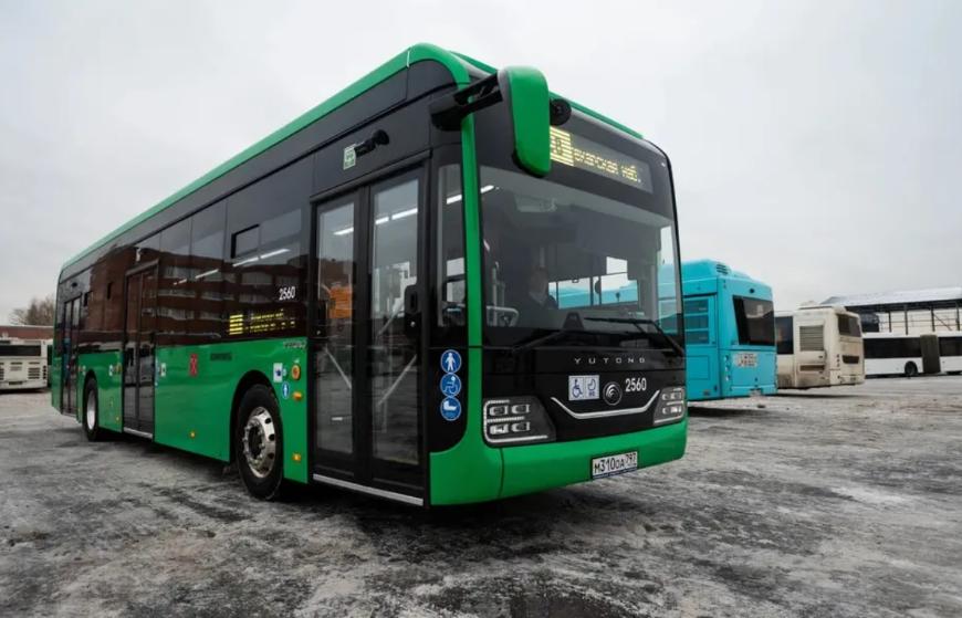 На маршрутах Санкт-Петербурга появился новый электрический автобус Yutong