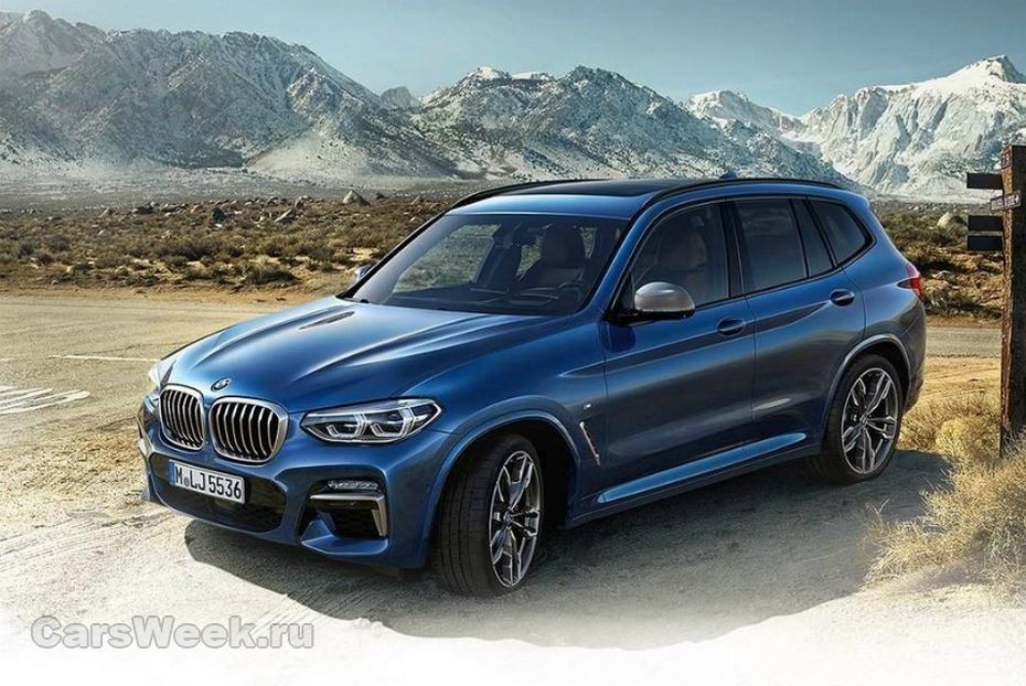 В сети появилась информация о цене нового кроссовера BMW X3 в России