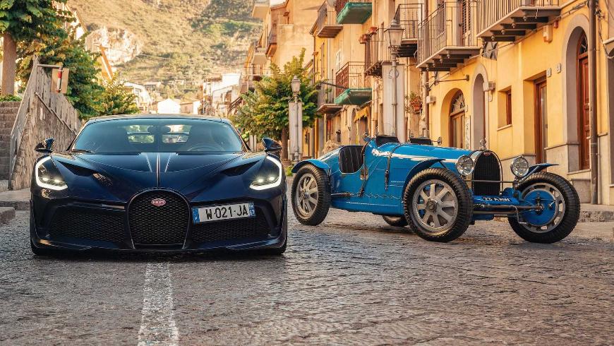 Bugatti показал культовый автомобиль Type 35 вместе с гиперкаром Divo