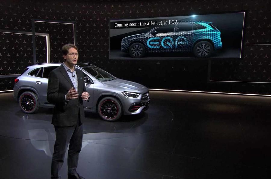 Электрический кроссовер Mercedes EQA будет представлен в 2020 году