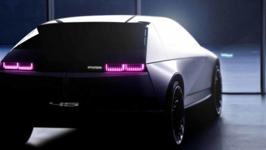 Показаны изображения концепт-кара Hyundai 45 EV Concept