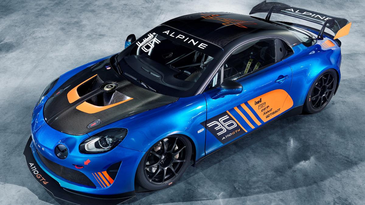 Компания Alpine показала гоночный A110 GT4 Evo на тизере 