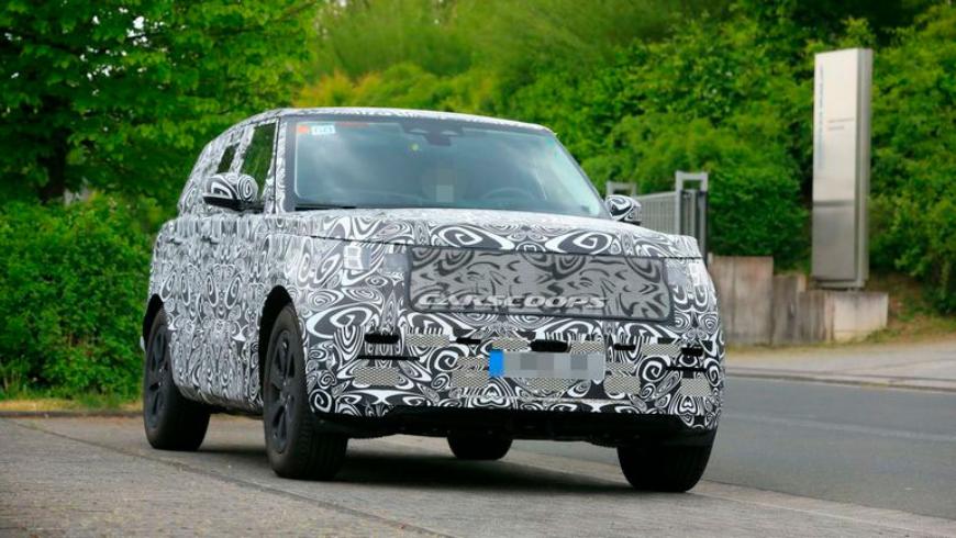 Новое поколение Range Rover заметили на тестах
