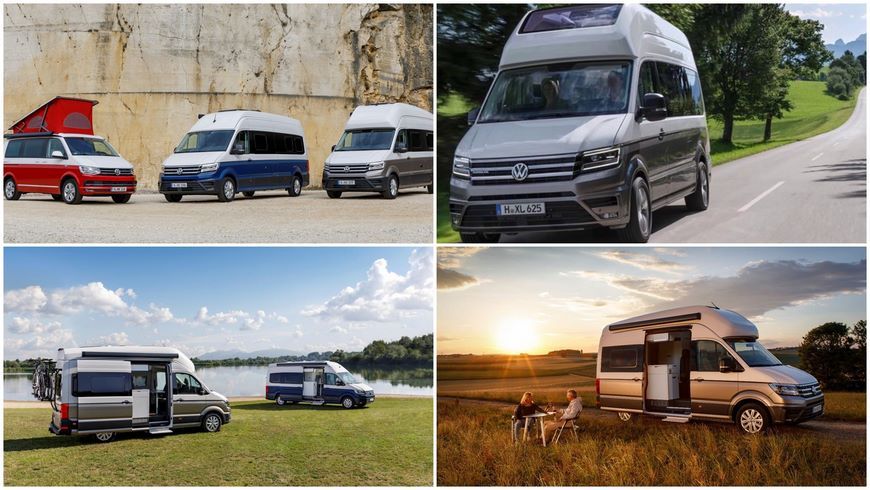 Volkswagen Grand California Crafter показали в двух модификациях