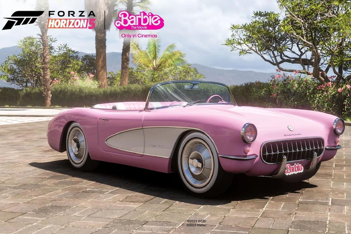 Электрический Corvette '56 от Barbie теперь доступен в Forza Horizon 5