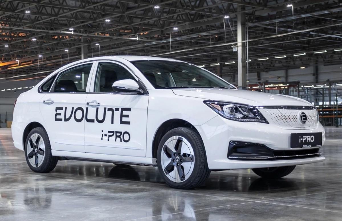 Компания Evolute стала лидером по продажам электромобилей в РФ в первом квартале 2023 года