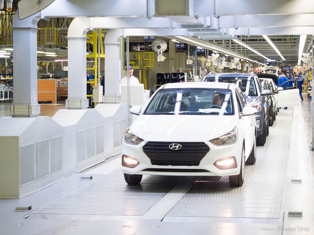 Hyundai приостановит производство авто на предприятии в Петербурге