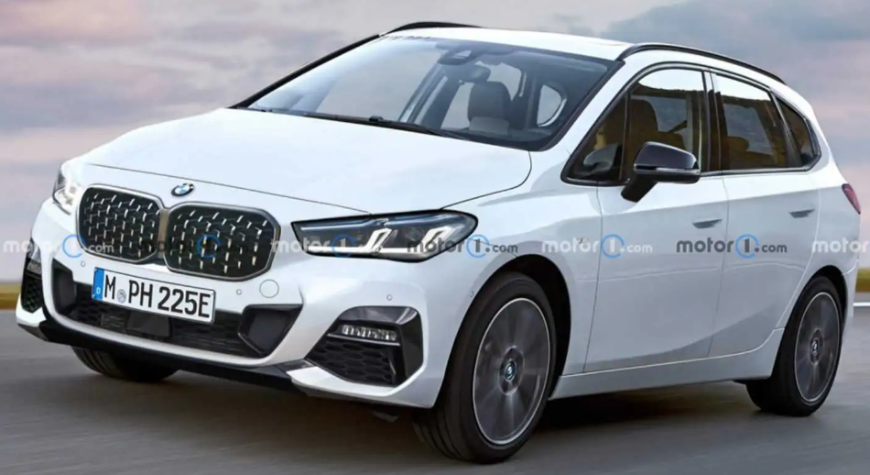 BMW 2 серии Active Tourer показали на рендере 