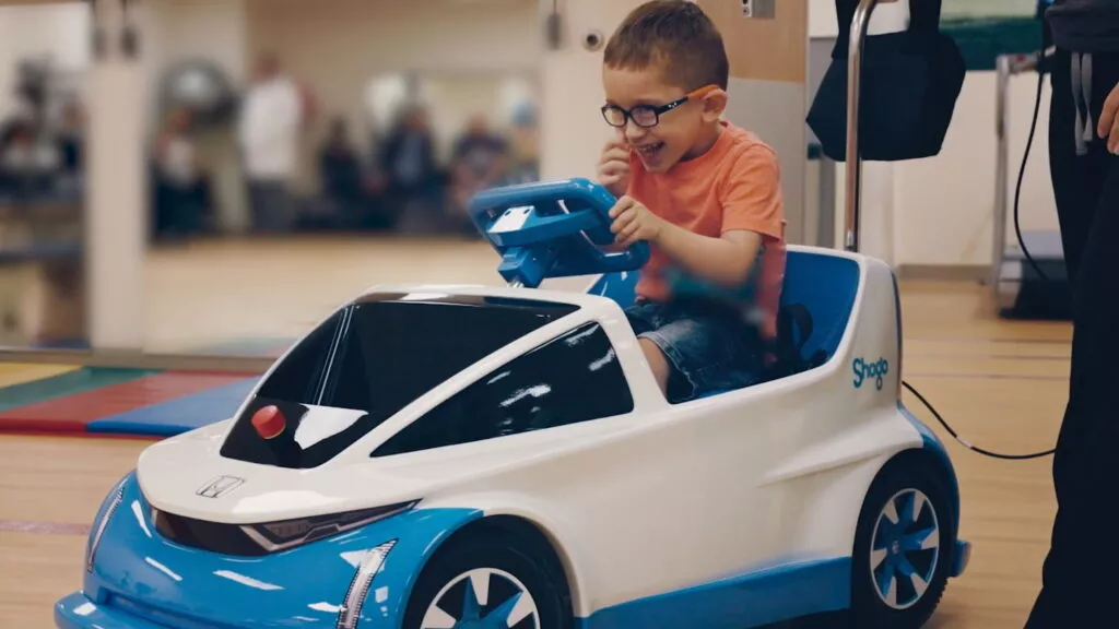 Honda выпустила крошечный электромобиль Honda Shogo для госпитализированных детей